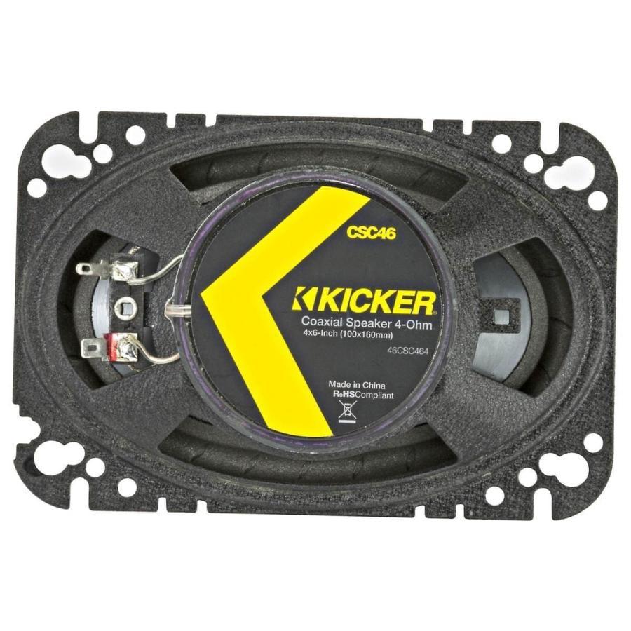 KICKER CSC46 4×6インチ (10x16cm ) コアキシャル スピーカー 2way
