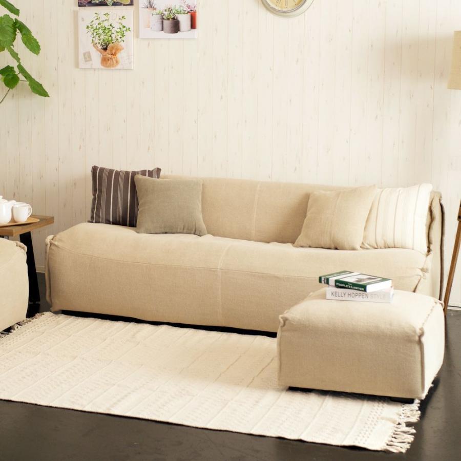3人掛け オーガニック ソファ CR-30 LOHAS Style Organic 自然素材 sofa ソファー｜casahils