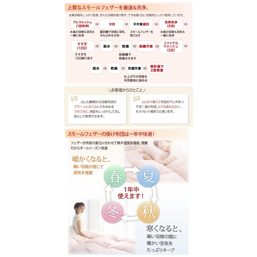 羽根布団セット シングル 敷布団タイプ8点 20カラー 布団セット