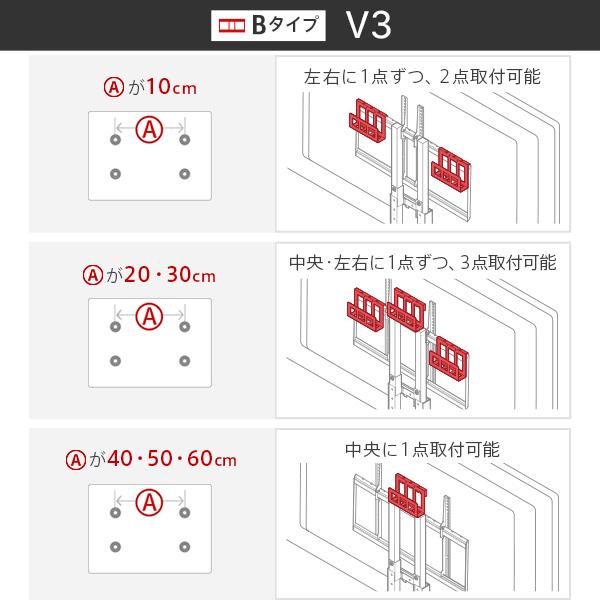 EQUALS（イコールズ） HDDホルダーのみ WALL[ウォール]壁寄せTV
