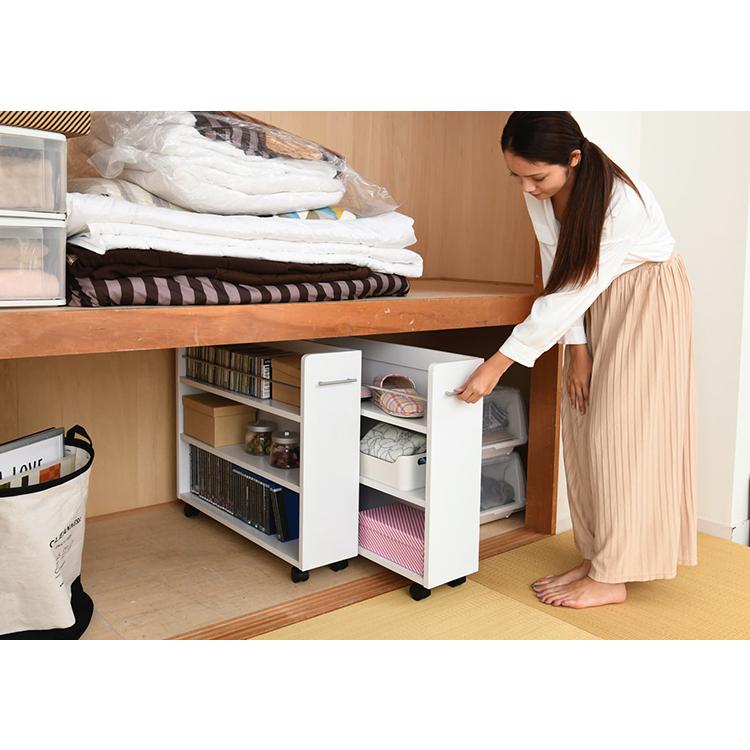 幅19x奥行78 2個セット 押入れ 収納 ラック 本棚 キャスター付き ワゴン 整理 隙間 おしゃれ 押入れ 収納 リビング 大容量 棚 4j Sgt 0130 インテリアshop カーサリア 通販 Yahoo ショッピング