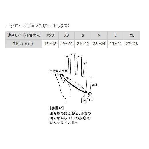THE NORTH FACE Simple Trekking Glove ザ・ノース・フェイス シンプルトレッキンググローブ NN11604ユニセックス 4548311582960 | THE NORTH FACE | 03