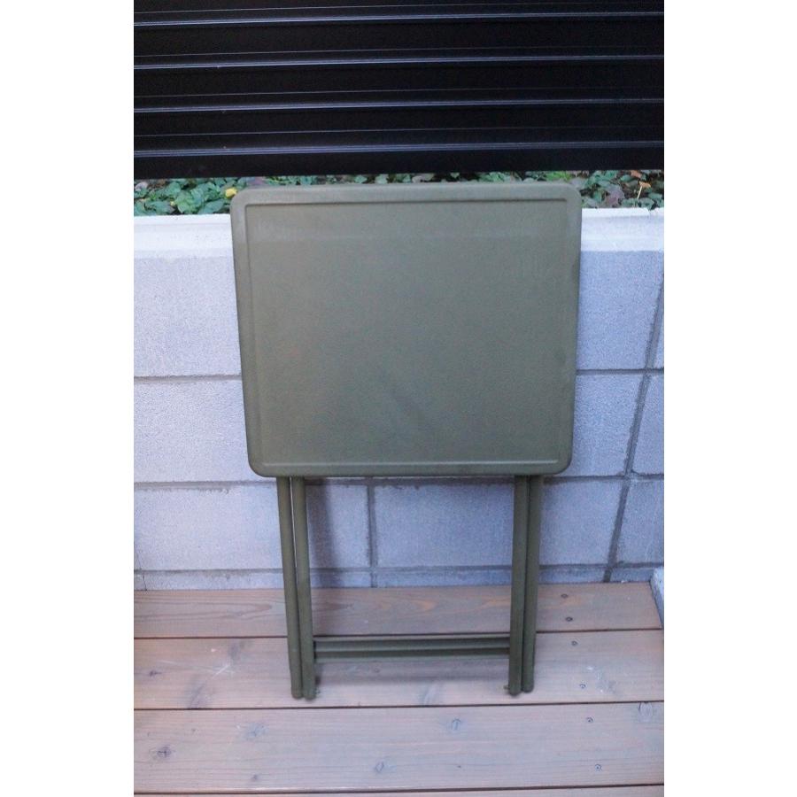 MILITARY DEAD STOCK METAL FOLDING TABLE : CASCADEROCKS Yahoo!店