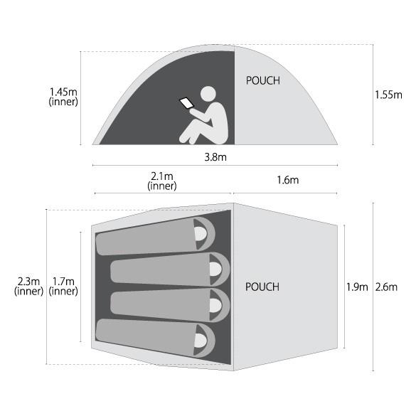 MURACO BLACK BEAK 4P ムラコ T003 : CASCADEROCKS Yahoo!店
