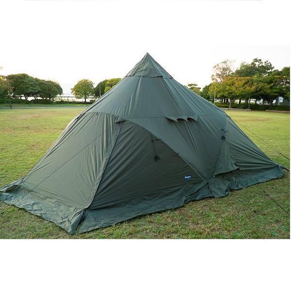ベルガンス ウィグロ 6-10 パーソンテント グリーン (インナーテントは