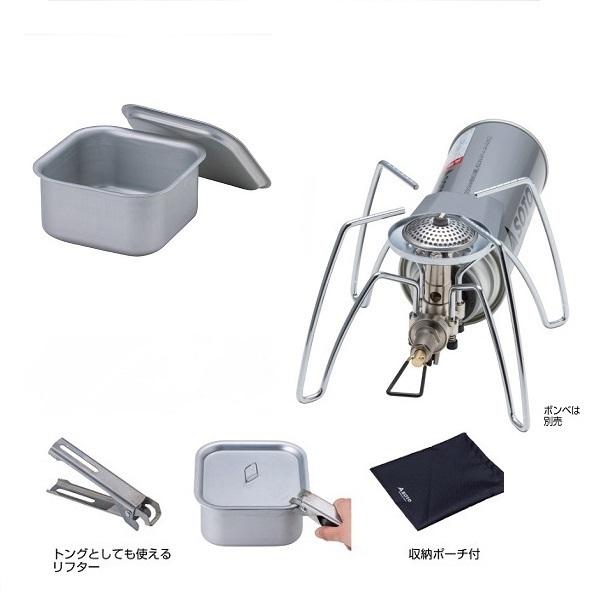 SOTO レギュレーターストーブ ST-310＆ ミニマルクッカー角　ST-3108  セット 4953571073101  4953571 073187 | SOTO