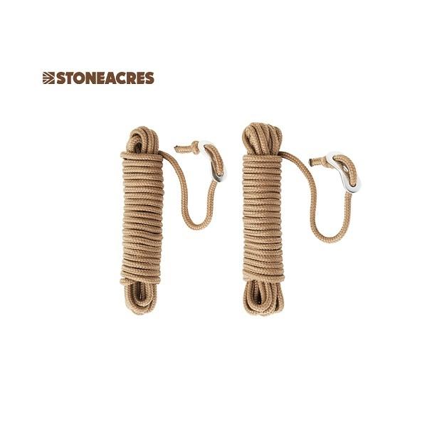 ストーンエイカーズ STONEACRES キャンプロープサンドカラー＆自在 5m 2セット 4573599560034 | 