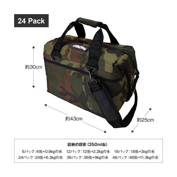 AOクーラーズ 24パック キャンバス ソフトクーラー ウッドランドカモ AO Coolers クーラーズ 24パック キャンバス ソフトクーラー