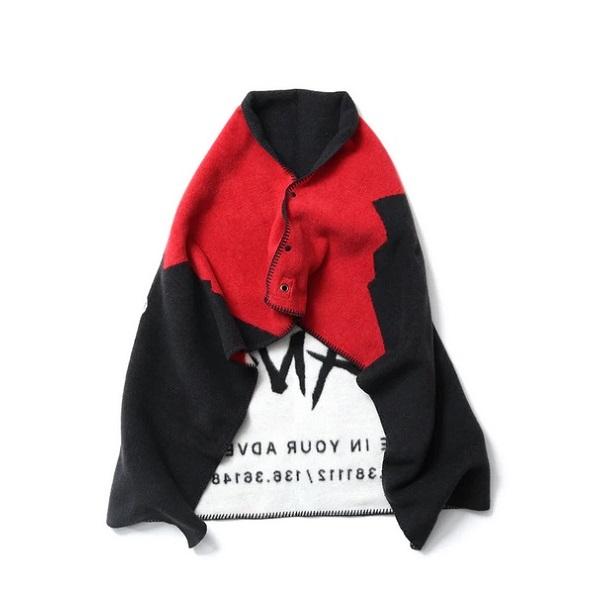 NANGA FLAME RESISTANT LOGO BLANKET/フレームレジスタントロゴブランケット RED×BLK 4938101109451｜cascaderocks｜04