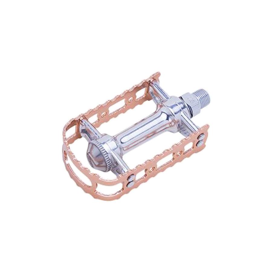MKS 三ヶ島　BM-7 フラットペダル 希少カッパーめっき仕様 三ヶ島製作所 BM-7 カッパー ペダル MKS ミカシマペタル 三ヶ島 両面