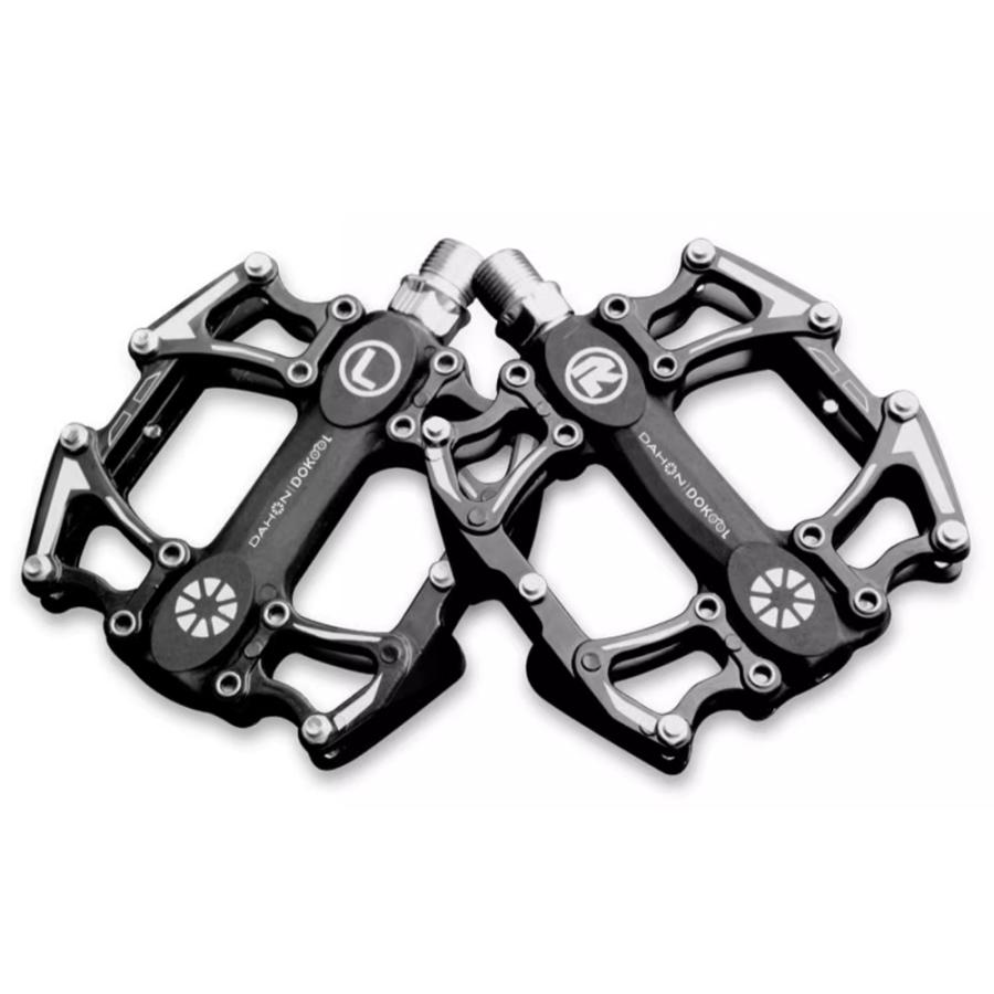 三ヶ島 MKSフラット ペダル ダホン K3ターンn8 d9 p10ルノー DAHON（ダホン） フラット ペダル 両面 シールドベアリング 軽量 薄型