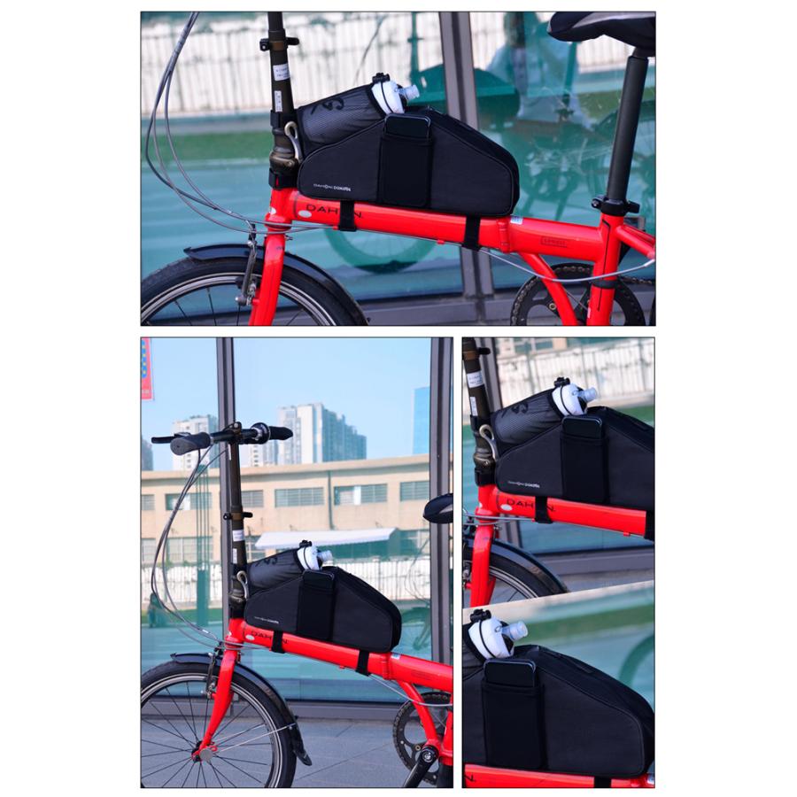 DAHON ダホン フレームバッグ 3L 多機能 マルチ 大容量 自転車 フレーム バッグ｜cascata｜06