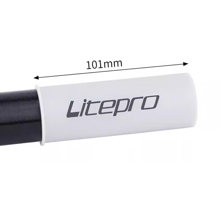 Litepro シートポスト 保護カバー ホワイト 33.9 シム スリーブ 樹脂