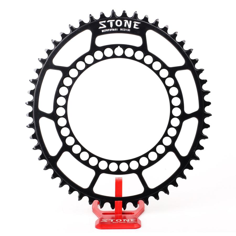 stone 58t 楕円チェーンリング　新品 チェーンリング STONE 58T 楕円 BCD130mm オーバル 折りたたみ