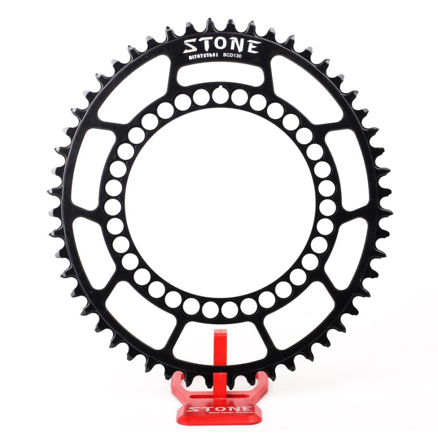 チェーンリング STONE 56T 楕円 BCD130mm オーバル 折りたたみ自転車