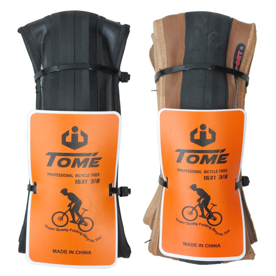 Tome J-1837 16インチ タイヤ 1本 16×1-3/8 37-349 60TPI 軽量化 245g