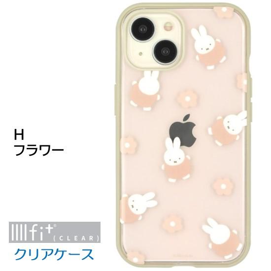 ミッフィー iPhone 15 15Pro 14 13 IIIIfi+ clear イーフィット クリア スマホケース iPhoneケース アイフォン ケース 耐衝撃 保護 キャラクター かわいい｜case-buy-case｜11