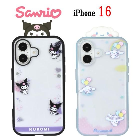 IIIIfit サンリオキャラクターズ サンリオ iPhone 16 フレーム Clear