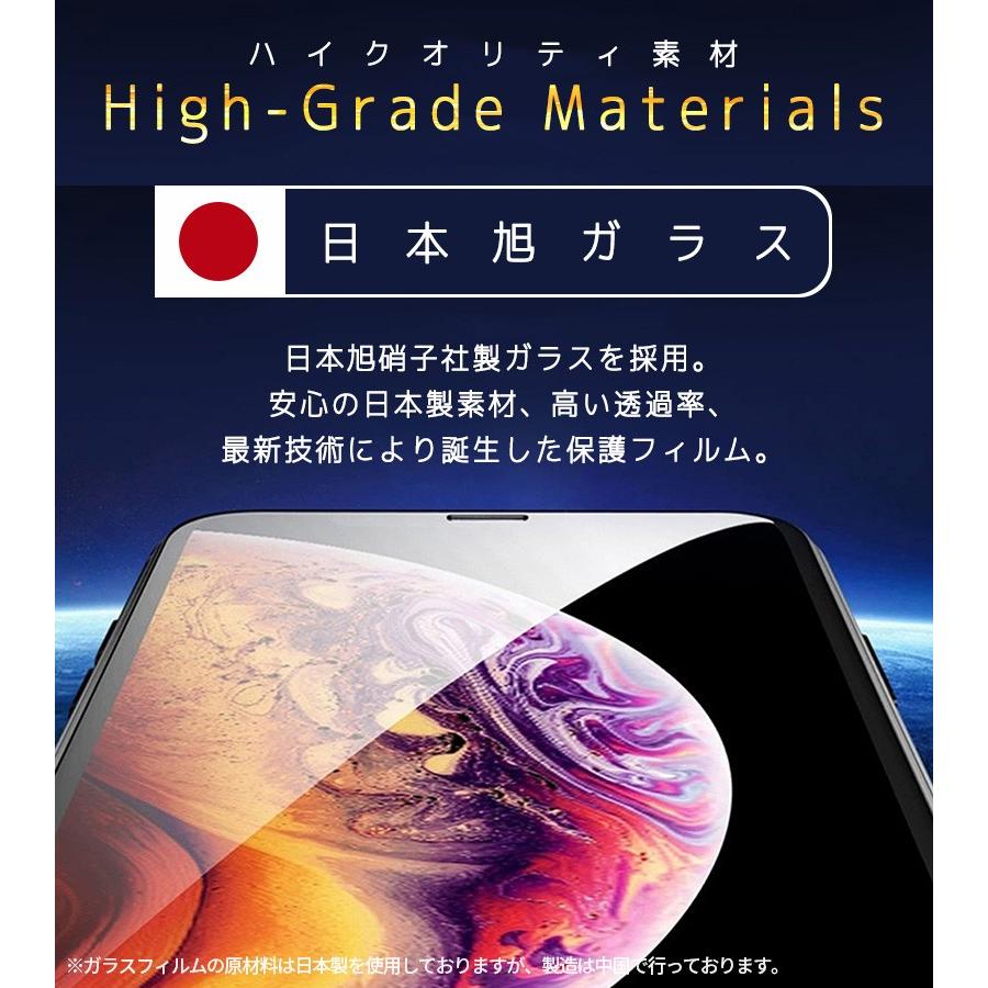 inklink 2枚 iPhone 保護 フィルム ガラス 新機能搭載 高級フィルム