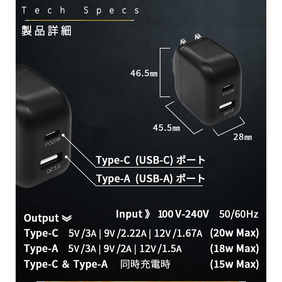 inklink 充電器 ケーブルセット iphone 充電器タイプc ライトニング