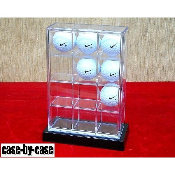 ゴルフ コレクションディスプレイ ゴルフボール12個用 ハンドメイド