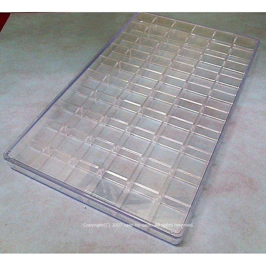 ≪日本製≫ ■case-by-case■ リング ピアス コレクションケース 60マスタイプ クリアーアクセサリーケース カバー蓋付 小物整理に最適♪ |  | 01