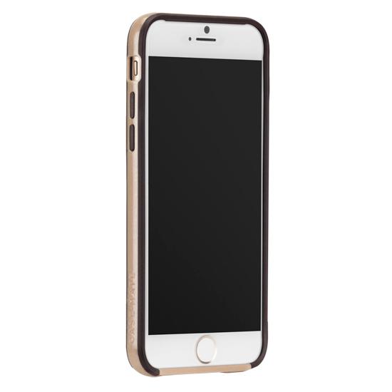 Case-Mate iPhone6/iPhone6s 共用 側面を保護するソフトフレーム シャンパン ゴールド/ブラック Tough Frame Case Champagne Gold/Black｜case-mate｜02