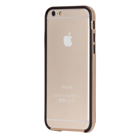 Case-Mate iPhone6/iPhone6s 共用 側面を保護するソフトフレーム シャンパン ゴールド/ブラック Tough Frame Case Champagne Gold/Black｜case-mate｜03