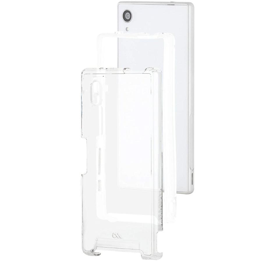 Case-Mate スマホケース (Xperia Z5 docomo SO-01H / au SOV32 / SoftBank 501SO) ハード ケース カバー  耐衝撃 二重構造 (クリア/クリア) | Case-Mate