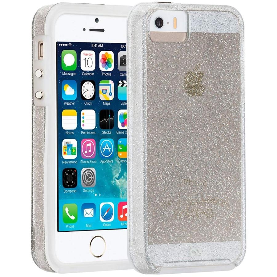 Case-Mate iPhone SE(第一世代,2016)/5s/5 共用 ラメがキラキラと輝く耐衝撃ハードケース シャンパン ゴールド Sheer Glam Case Champagne Gold | Case-Mate