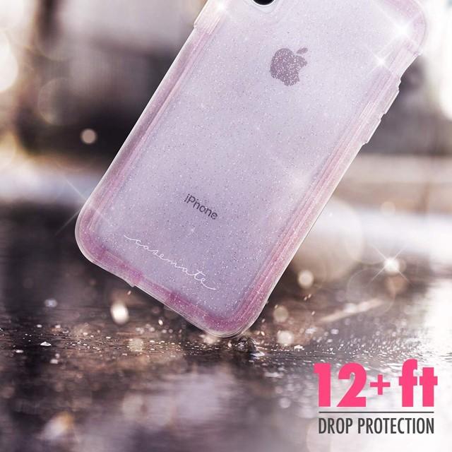 Case-Mate iPhoneXR キラキラと輝く高耐衝撃ケース ピンク Protection Collection Sheer-Crystal-Blush｜case-mate｜05