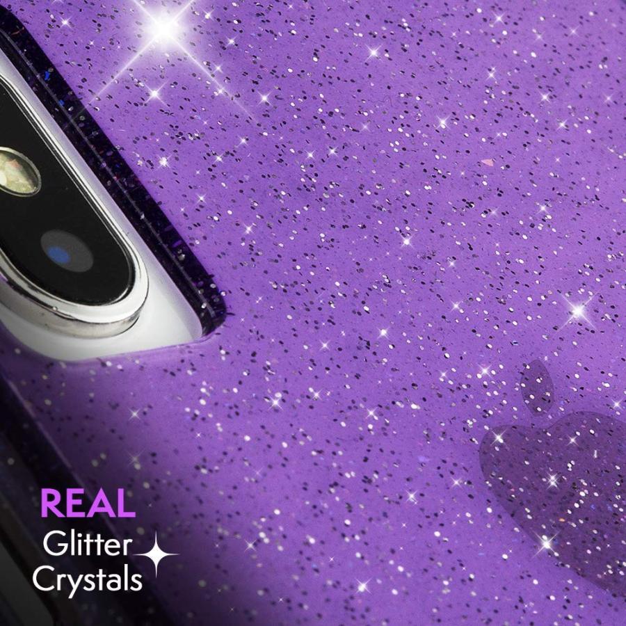 Case-Mate iPhoneXs Max ラメがキラキラと輝く耐衝撃ハードケース パープル Sheer Crystal-Purple｜case-mate｜02