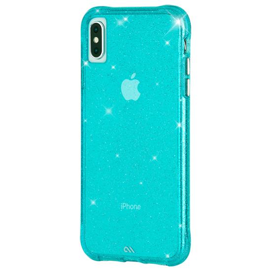 Case-Mate iPhoneXs Max ラメがキラキラと輝く耐衝撃ハードケース ティール Sheer Crystal-Teal｜case-mate｜05