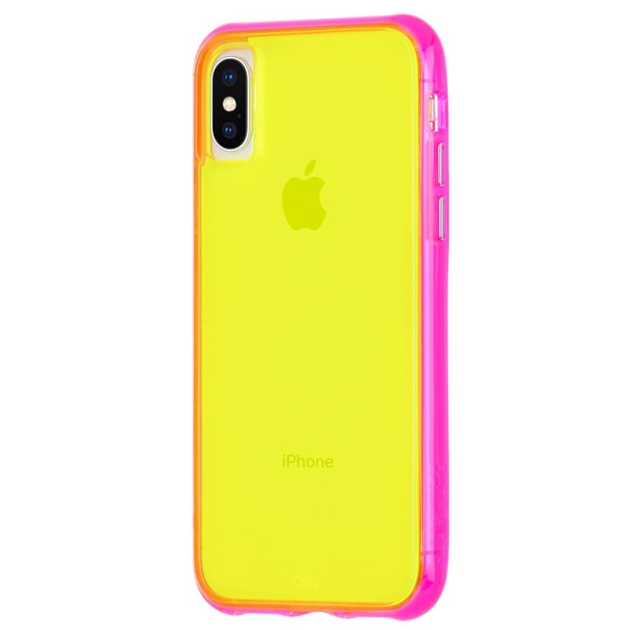 Case-Mate iPhoneXS Max  Tough Clear - Neon Green/Pink Neon｜case-mate｜05