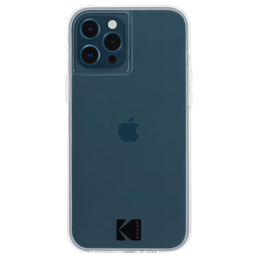 【iPhone12/12 Pro共用】KODAK 3.0m落下耐衝撃ケース Clear Case with Logo｜case-mate