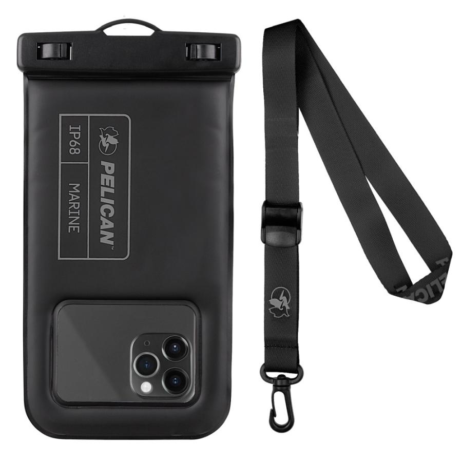 【Pelican×CaseMate】Marine Waterproof Floating Pouch Stealth Black