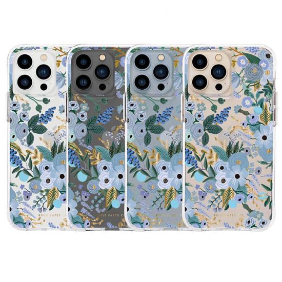 【iPhone13 Pro Max/iPhone12 Pro Max 共用】Rifle Paper Co. 抗菌・3.0m落下耐衝撃 Garden Party Blue｜case-mate｜04