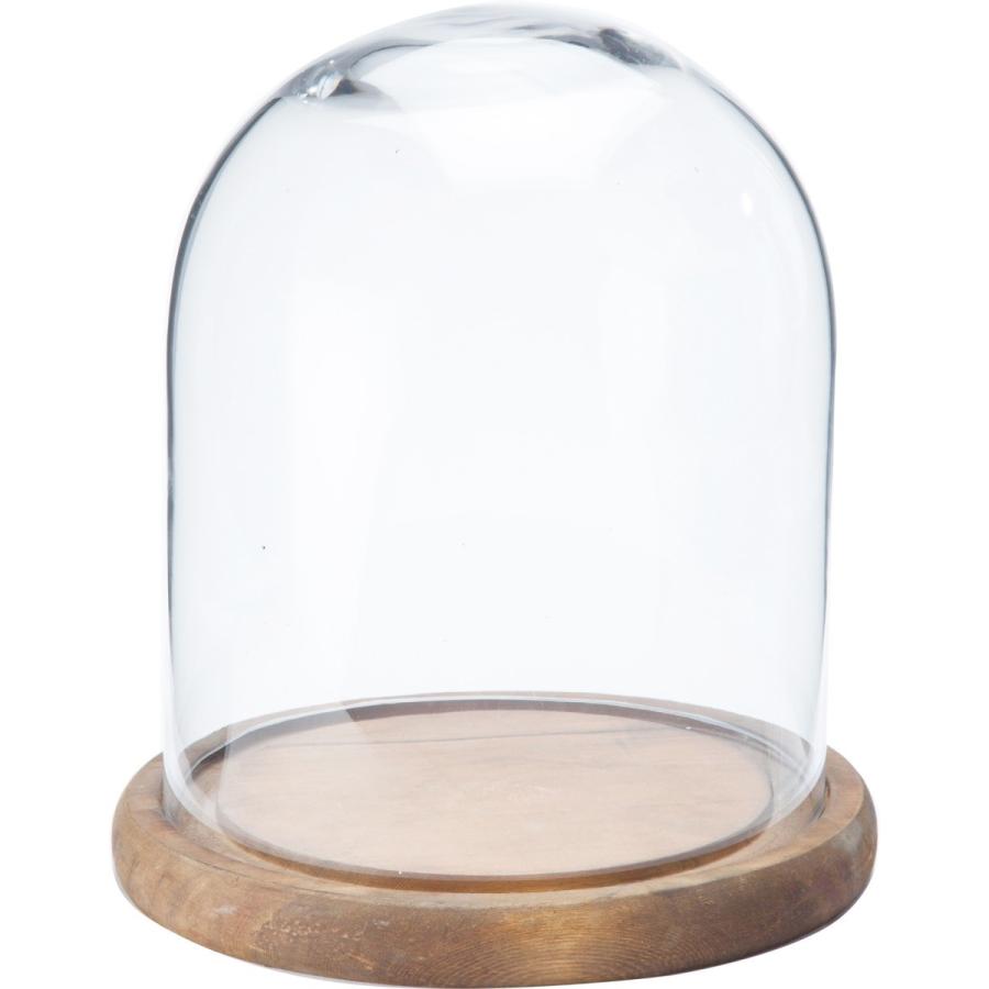 ガラスドーム グラスドーム ドームグラス ウッドガラスドームM 木製台座付き :dome-wm:ケースのお店 - 通販 - Yahoo!ショッピング