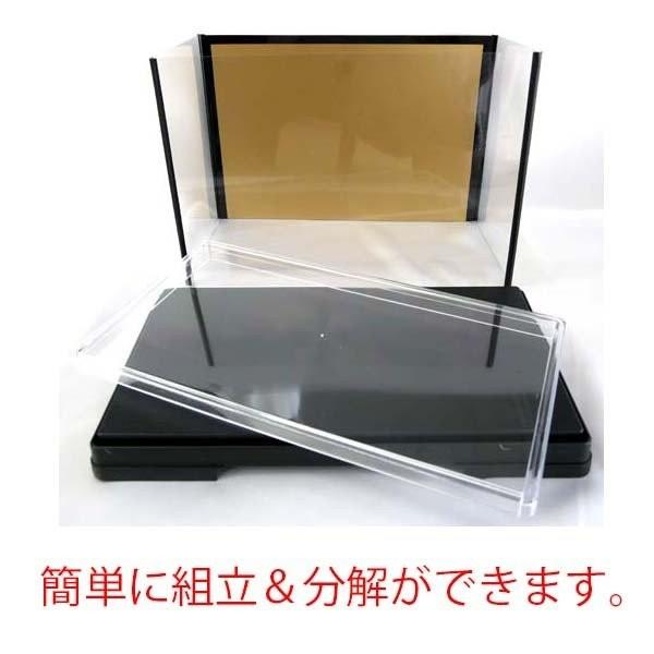 人形ケース フィギュアケース コレクションケース 背面金張りケース