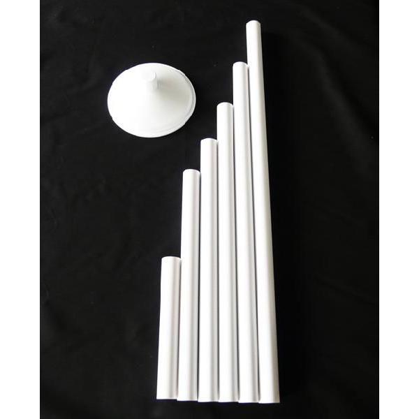 ブーケスタンド パイプ2号台付 ブーケ飾り フラワースタンド φ15.5cm×高51cm |  | 02