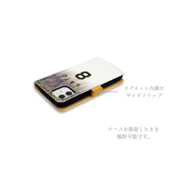 阪神タイガース スマホケース 手帳型 公認 ライセンス 阪神 タイガース 野球 セリーグ iPhone 13 12 11 Pro mini ProMax XS X XR XsMax 8 plus SE2 PU ケース｜case-ya｜04