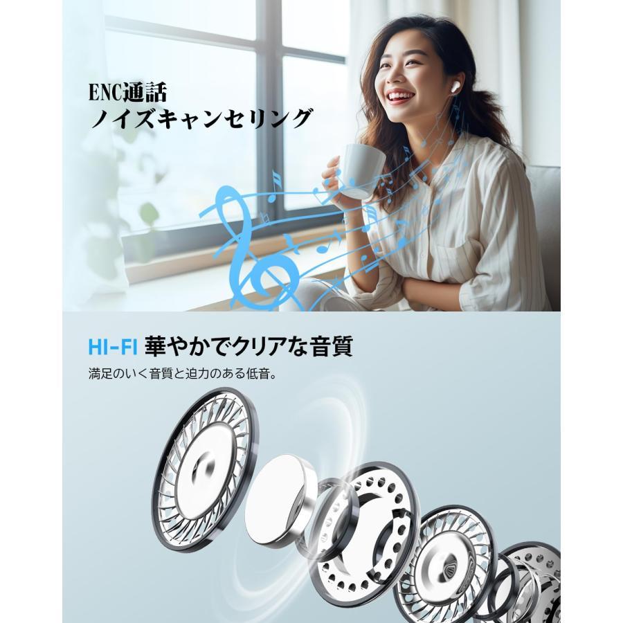 2024新登場】AOKIMI ワイヤレスイヤホン bluetooth 5.3 イヤホン