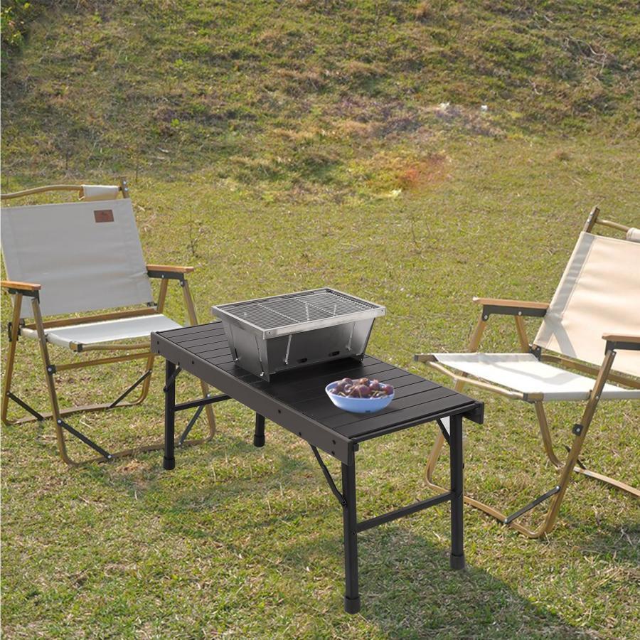 SUN-YE 折り畳みコンロ バーベキュー コンロ BBQグリル 焚き火台