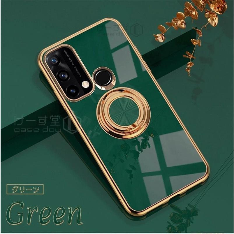 リングスタンド付き！ OPPO Reno7 A Reno5 ケース リング 付き 軽量