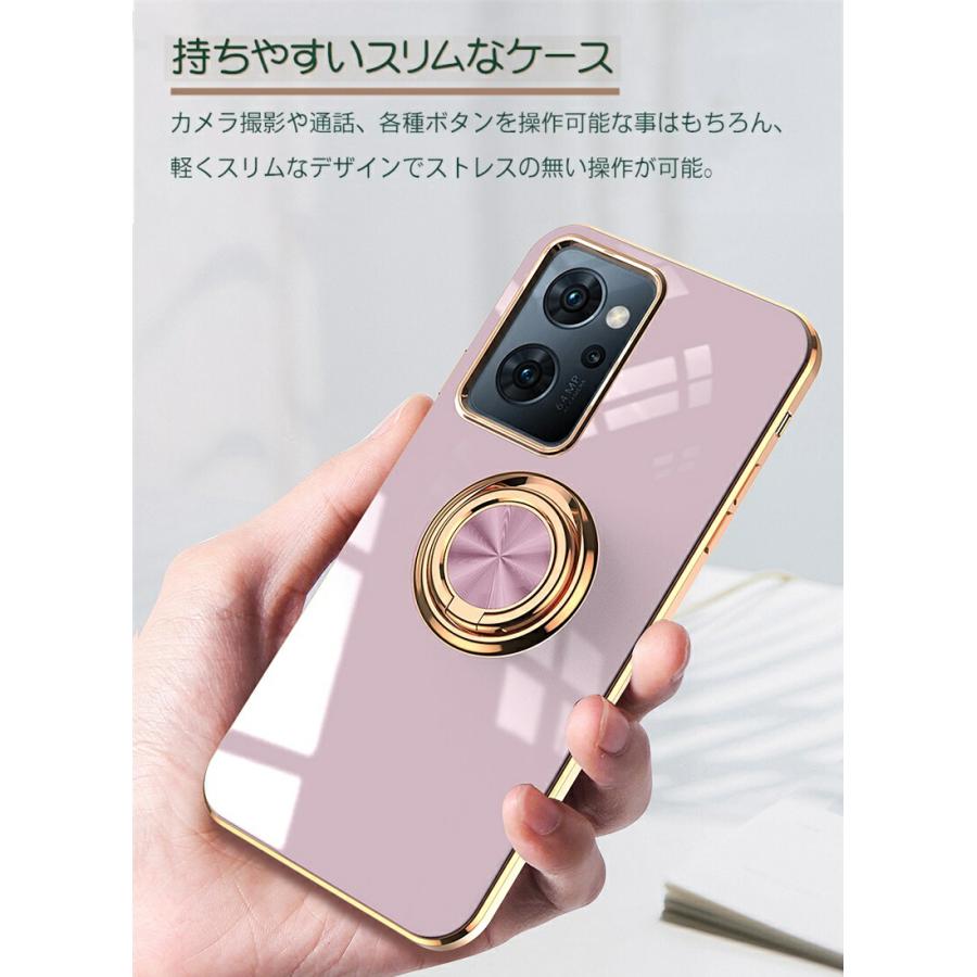 OPPO Reno7 ブラック 本体 ケース付き au限定】OPPO Reno7 A 抗菌・抗ウィルスブックタイプケース／ブラック