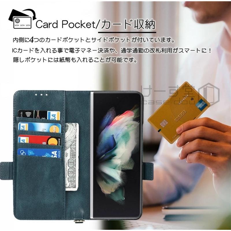 分離型！ Galaxy Z Fold3 5g SCG11 au 手帳型ケース case 5G