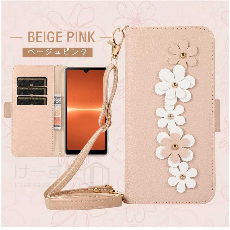 Google Pixel6a 手帳型ケース ショルダー タイプ ストラップ付き