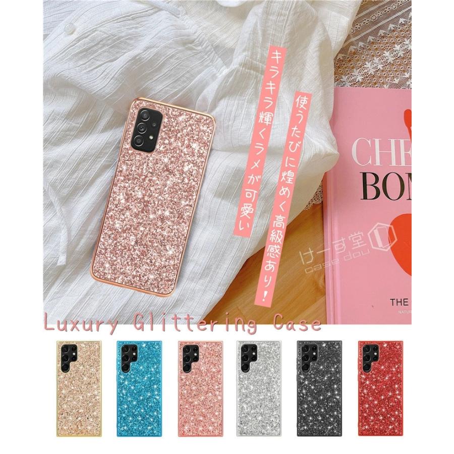 Galaxy A53 A52 A32 5G ケース かわいい キラキラ S21 S20 S10 Ultra