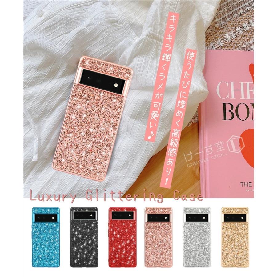 Google Pixel6 ケース かわいい キラキラ Pixel 6 Pro キラキラケース