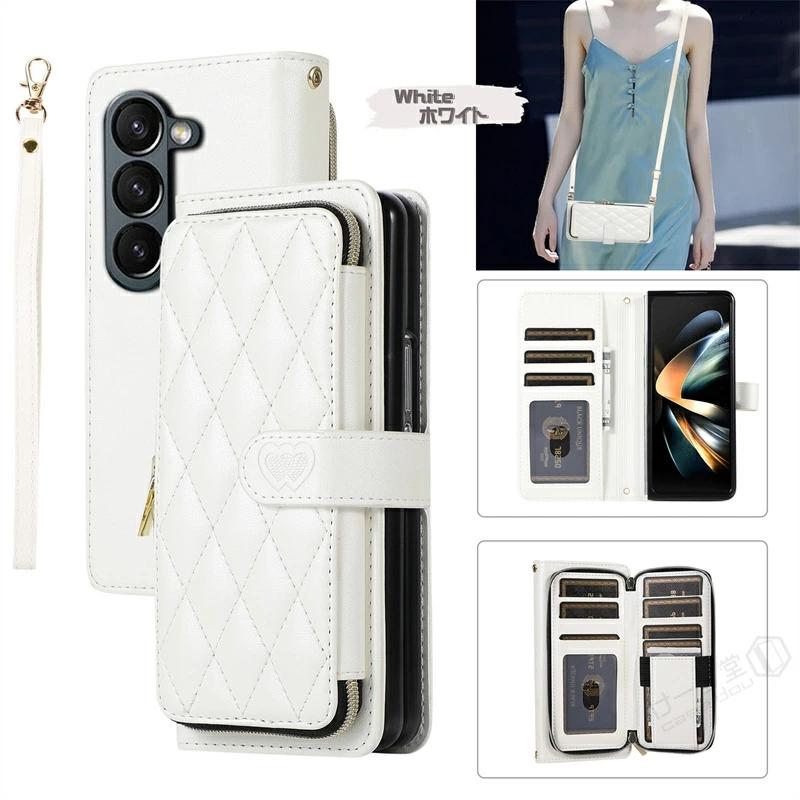 2つ種類のストラップ付き Galaxy Z Fold5 Fold4 Fold3 5G ケース